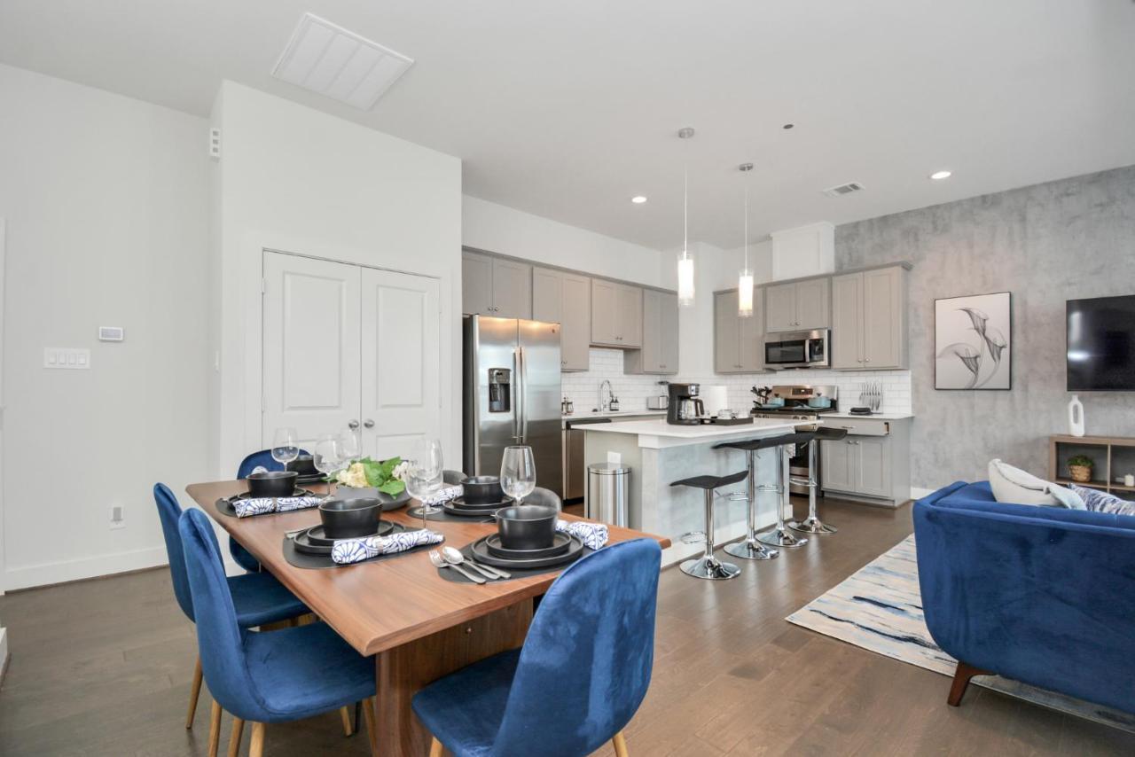 Casa Azure - New Modern 3 Bedroom Med Center, Nrg, Uh Houston Eksteriør bilde