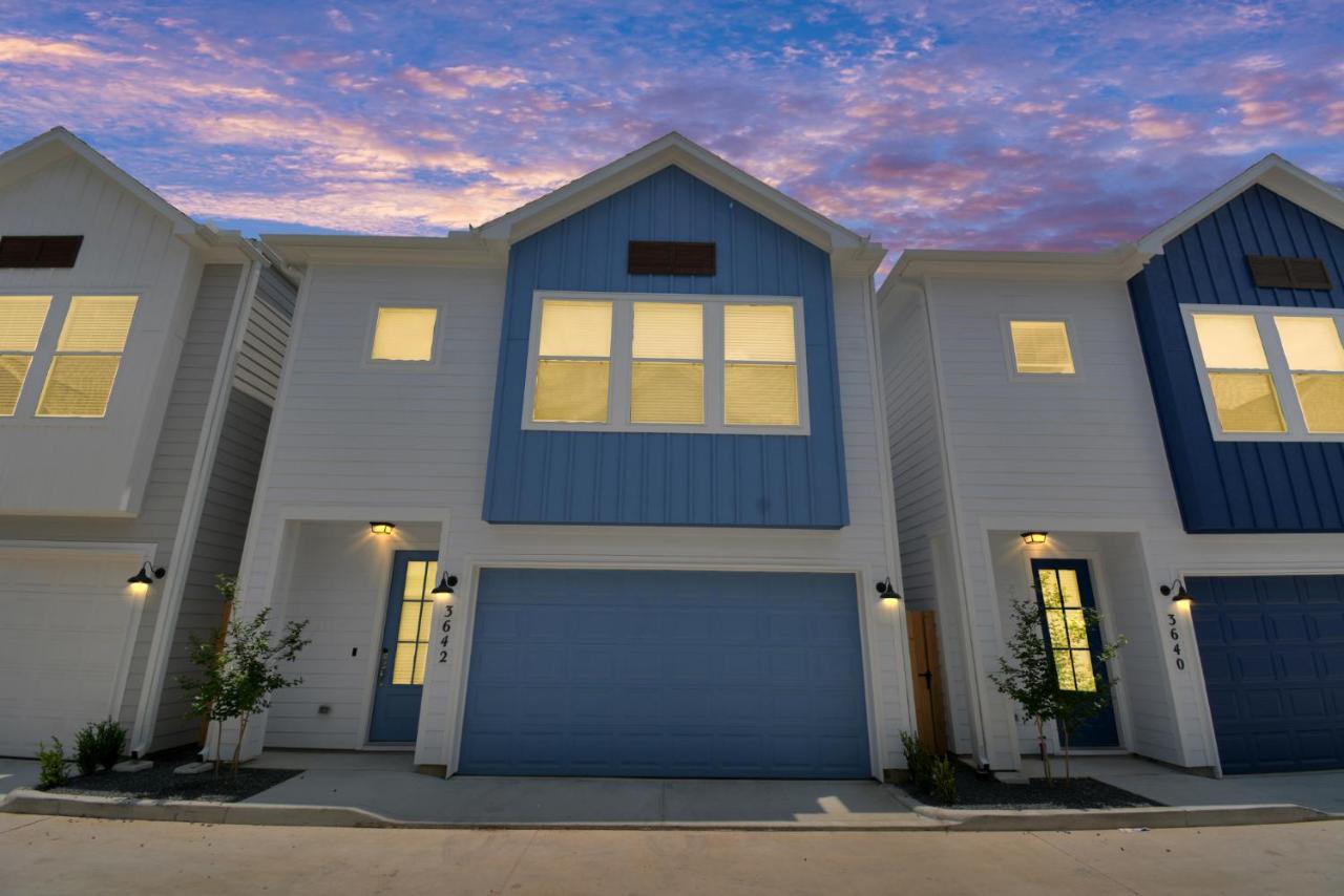 Casa Azure - New Modern 3 Bedroom Med Center, Nrg, Uh Houston Eksteriør bilde