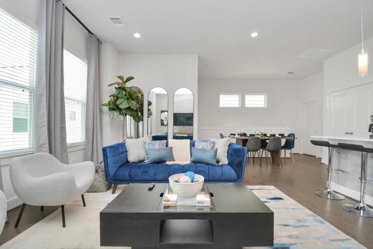 Casa Azure - New Modern 3 Bedroom Med Center, Nrg, Uh Houston Eksteriør bilde