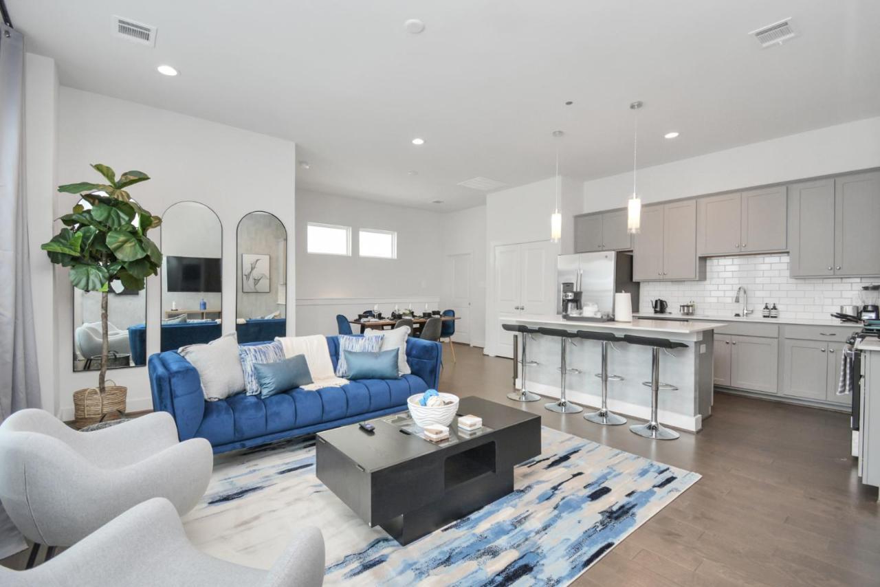 Casa Azure - New Modern 3 Bedroom Med Center, Nrg, Uh Houston Eksteriør bilde